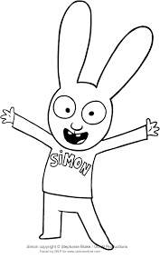Sermons4kids expresses appreciation to the following for allowing us to use their coloring pages. Drawing Of Simon The Rabbit Coloring Page