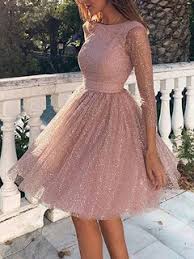 Pin By Eman Noman On منشوراتي المحفوظة Homecoming Dresses Long Cute Homecoming Dresses Long Sleeve Homecoming Dresses
