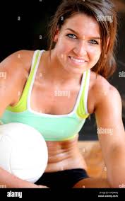 Sitting volleyball player hi-res stock photography and images