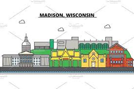 Colorado Aurora City Skyline Architecture Buildings Streets Silhouette Landscape Panorama Landmarks Icons Editable Strokes Flat Design Line Vector I In 2020 City Skyline Real Estates Design Landmarks