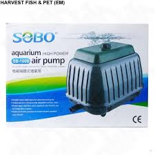 For many people, the only way they see fish is on a plate, but some people do keep fish pets. Sobo Air Pump 140l Min Rebel Pets