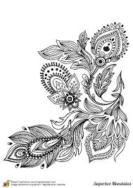 Coloriage D Un Superbe Mandala En Forme De Fleur Stylise Assez Facile Hugolescargot Com Coloriage Dessin Arabesque Mandala Dessin