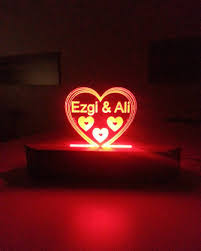 Isme Ozel Gece Lambasi Kargo Dahil 90 Lira Iletisim Ve Siparis Icin 0 532 611 32 77 Led Gece Lamba Ismeozel Kisiyeozel Hediye Lamba Gece Led
