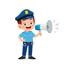 Grafika wektorowa Policji dziecko, obrazy wektorowe | DepositPhotos