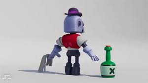 All content must be directly related to brawl stars. Robot Barley Gif Robot Barley Brawlstars Discover Share Gifs