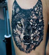 Tattoos Lobos Desenho De Tatuagem De Lobo Tatuagem De Lobo Geometrico Lobo Tatuagem