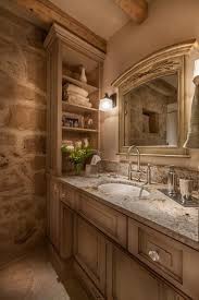 Give a bathroom an old world feel with beadboard, an assortment of curios, including brass picture frames, and vintage light fixtures. 30 Beautiful Brown Bathroom Design Ideas Brown Bathroom Brown Tile Bathroom Bathroom Design