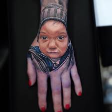 See more ideas about tattoos for daughters, baby tattoos, mom tattoos. Hand Portrait Tattoo Child Portrait Tattoo Kids Portraits Tattoos For Kids Hands Portrait