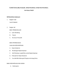 Banyak orang yang masih bingung membedakan antara opini dengan esai. Top Pdf Contoh Sistematika Karya Ilmiah Makalah Dan Artikel Non Penelitian Yang Benar 123dok Com