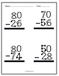 They're great, but they're getting a little ragged and i can really use some additional practice printables. Touch Math Subtraction Worksheets Subtraction Across Zeros By Effortless