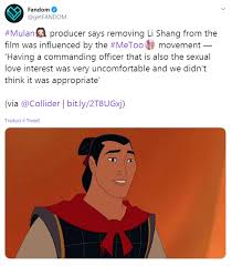 When the emperor of china issues a decree that one man per family must serve in the imperial chinese. The Fuck Disney Mulan 2020 Film Know Your Meme