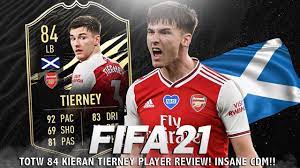 Fifa21 #arsenal #playerface fifa 21 arsenal player faces. Totw 84 Kieran Tierney Player Review Insane Cdm Fifa 21 Ultimate Team Youtube