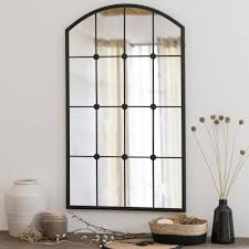 Black Metal Mirror 65x110 Maisons Du Monde Spiegel Metaal Zwart