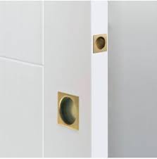 Lot Poignees Pour Porte A Galandage Laiton Satine Porte Galandage Poignees Porte Coulissante