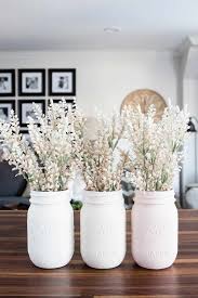 They are pretty, portable, and you can add any ingredients you like to make. Ombre Blush Pastel Painted Mason Jar Vases