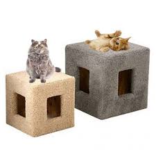 Carpet Cat Condos For Kittens Small And Medium Size Cats Cat Condo Cat Tree Condo Outdoor Cat House