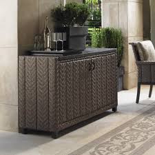 Outdoor buffet tables outdoor dining furniture furniture slipcovers furniture covers pool furniture outdoor rooms outdoor living. Blue Olive 60 X 18 Inch Rectangular All Weather Wicker Patio Buffet Table W Weatherstone Top By Tommy Bahama Bbqguys