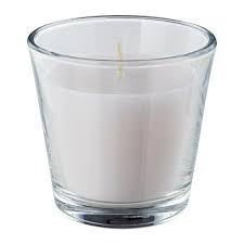Ikea glass candle holder sqaure type made from strong glass material for decorations. Products Glass Jar Candles Ikea Candles Candle Jars