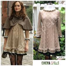 Rare Marc By Marc Jacobs Dita Lace Dress Aso Blair Waldorf Gossip Girl Size 4 Bird Print Dress Blair Waldorf Gossip Girl Dresses