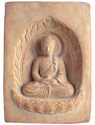 Maybe you would like to learn more about one of these? Amazon Com Buddha Cast Stone Garden Wall Plaque Indoor Outdoor Made In Usa Patio Lawn Garden