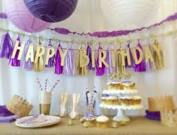 Purple and gold birthday decorations. Birthday Theme Purple Gold Purple Birthday Party Purple Birthday Purple Party