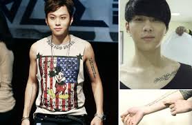 14 Male Idols Who Proved Tattoos Are Hot Tattoos Asian Men Celebrities