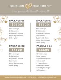 Looking for a new photo pricing guide for your photography studio? 1 630 Photography Price List Customizable Design Templates Postermywall
