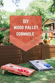 How To Upcycle An Old Pallet Into A Cornhole Game Wooden Pallet Crafts Pallet Diy Diy Pallet Projects