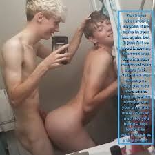 gay caption size Porn Pics and XXX Videos
