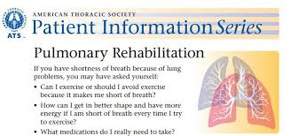 From American Thoracic Society Pulmonary Rehab Phaware If You Have Shortness Of Breath Because Of Lung Problems You Thoracic Pulmonary Shortness Of Breath