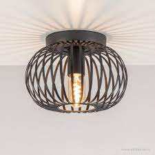 kleine draad plafondlamp zwart hal toilet plafondlamp woonkamerlampen plafondverlichting
