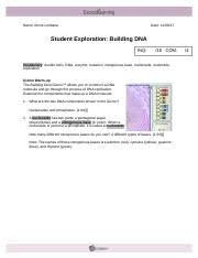 Answer key dna fingerprint analysis vocabulary: Assignment 4 Doc Student Exploration Building Dna Inq 16 Com Vocabulary Double Helix Dna Enzyme Mutation Nitrogenous Base Nucleoside Nucleotide Course Hero