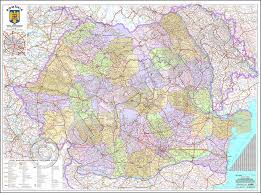 Maybe you would like to learn more about one of these? Romania Harta De Perete Administrativa Rutiera Turistica 140x200cm Scara 1 400 000 Laminata Baghete