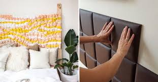 Originelles Bettkopfteil 15 Ideen Fur Dein Schlafzimmer Kopfteil Bett Schlafzimmer Neu Gestalten Leder Kissen