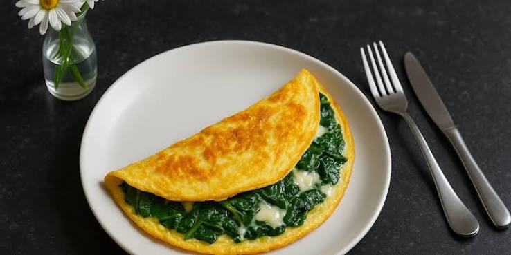 Spinach Omelette