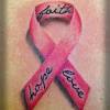 Pink upper back tattoo butterfly. 1