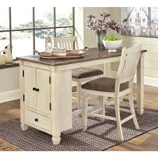 Most of our counter height table sets accommodate 4 chairs, and feature round tables due. Bolanburg Rectangular Counter Height Dining Room Set Signature Design Furniture Cart