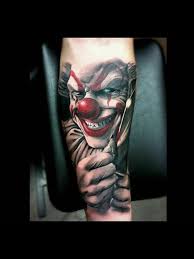 Terrifying clown sleeve tattoo, amazing clown tattoos. Pin By Ronny Kruger On Tattoo Ideas Clown Tattoo Sleeve Tattoos Tattoos