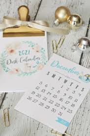 As i mentioned before, printable calendar can be download as image. Free Printable 2021 Desk Calendar Clean And Scentsible