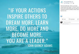 Leadership Quote Credited To Former Us President John Quincy Adams Is False Australian Associated Press