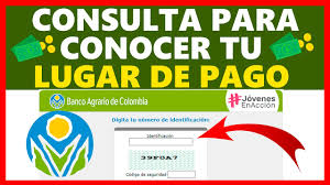 Esta entidad ofrece los instrumentos necesarios y comodidad para acceder al recurso monetario del programa. Consulta Para Conocer Tu Lugar De Pago Banco Agrario Jovenes En Accion Youtube