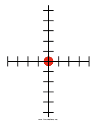 Printable Crosshairs Target Shooting Targets Paper Shooting Targets Shooting Targets Diy
