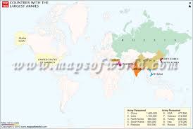 largest armies in the world maps charts pinterest