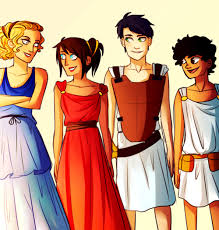 Annabeth Piper Percy And Leo Greeks Why Is Leo Wearin A Toga Because He Percy Jackson Percy Jackson And The Olympians The Heroes Of Olympus