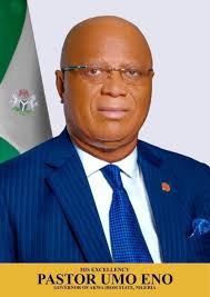 George - On a scale of 1 to 10, how would you rate Akwa Ibom State Governor, Pastor Umo Eno's performance after two years in office?