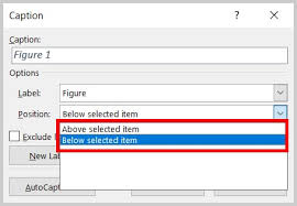 How To Insert Figure Captions And Table Titles In Microsoft Word