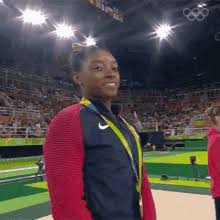 @simone_biles according to the washington post , the yurchenko double pike has never been attempted in competition by a female gymnast. Simone Biles Gifs Tenor