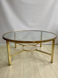 So naturally, i had to move everything around multiple times until i settled on another arrangement i'm trying out for the. Vintage Brass Round Circular Coffee Table Vinterior