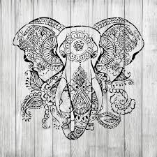 Elephants Mandala Svg Zentangle Elephants Svg Intricate Svg File Cricut Design Svg Mandala Animal Mandala Svg Mandala Zentangle Elephant