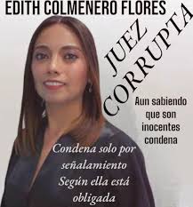 Edith Colmenero Flores Jueza